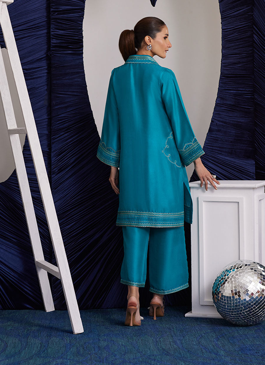 Luna Eid Edit'25 -  Clemmie Aqua Shirt