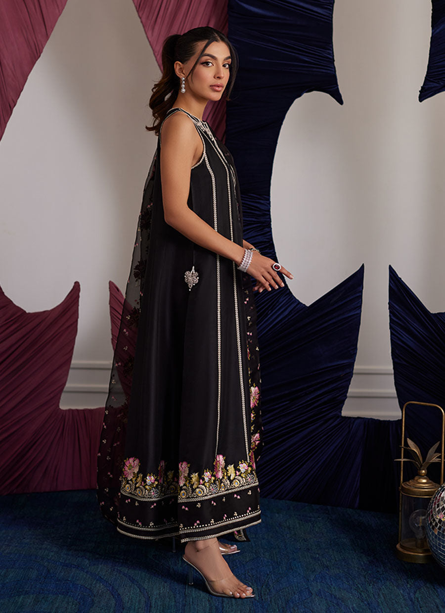 Luna Eid Edit'25 - Alvina Onyx Shirt And Dupatta
