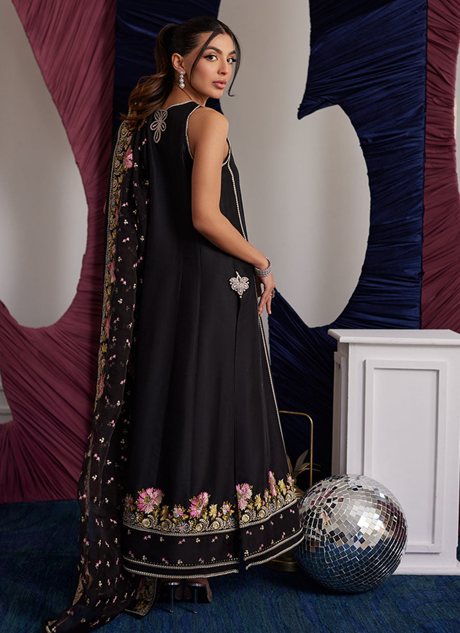 Luna Eid Edit'25 - Alvina Onyx Shirt And Dupatta