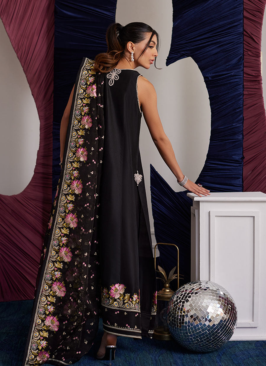 Luna Eid Edit'25 - Alvina Onyx Shirt And Dupatta