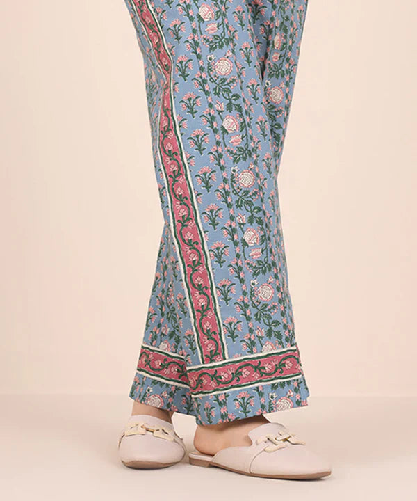 Daily '25- Printed Cotton Trousers 00U1TDY25V08