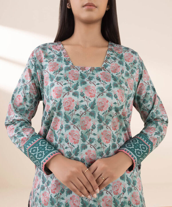 Unstitched Lawn '25 - 2 Piece - Printed Lawn Suit - 00U2TDY25V13