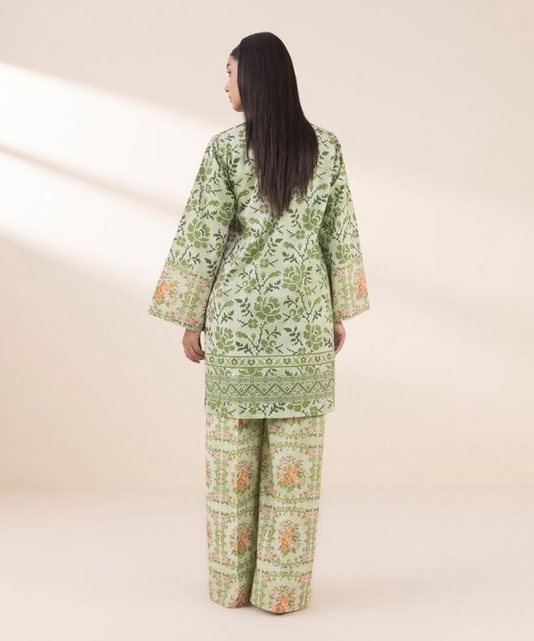 Unstitched Lawn '25 - 2 Piece - Printed Lawn Suit - 00U2TDY25V14