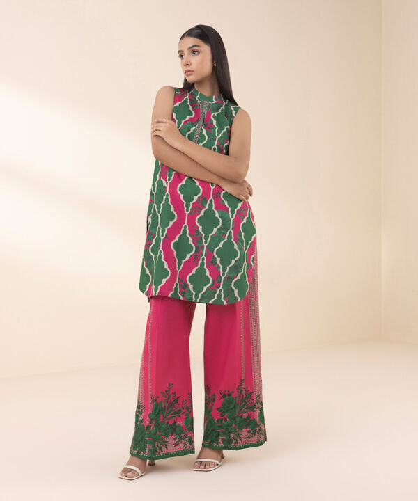 Unstitched Lawn '25 - 2 Piece - Printed Lawn Suit - 00U2TDY25V18