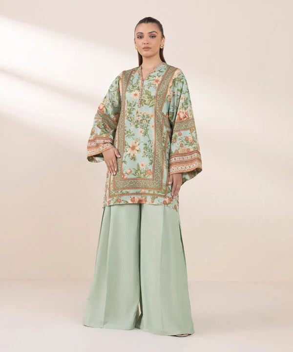 Silk'25- Printed Silk Suit 00U2TSL25V01