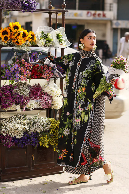 MIDNIGHT BLOOM (ZF26-04) - 3Pc - Unstitched