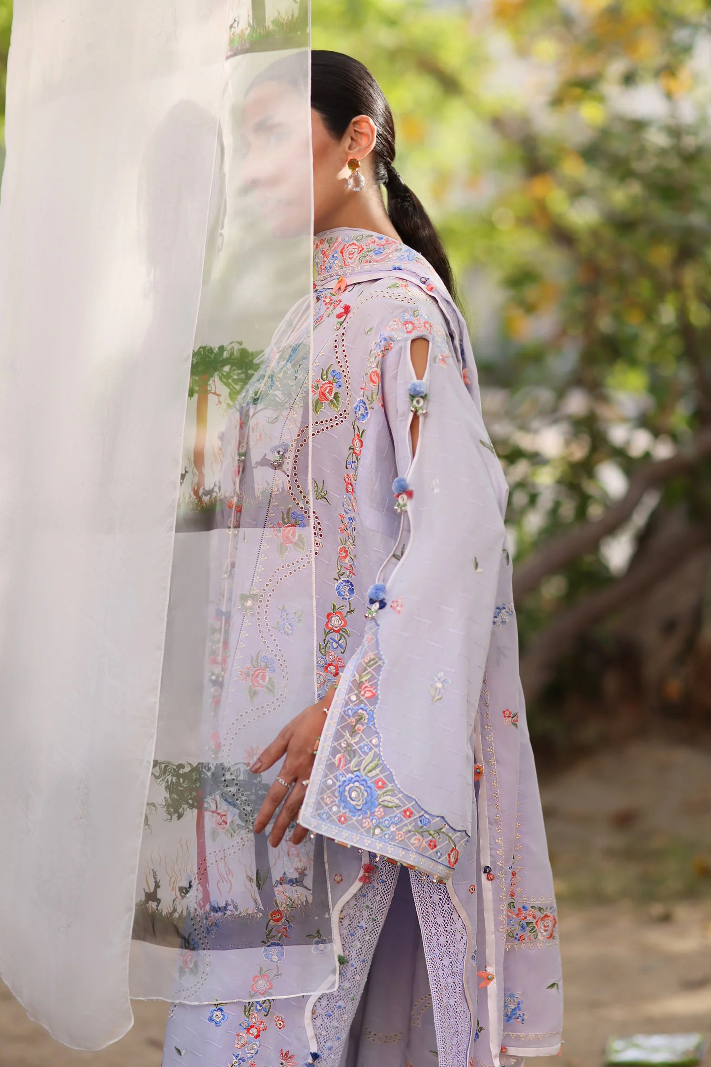 PERIWINKLE MUSE (ZF26-11) - 3Pc - Unstitched