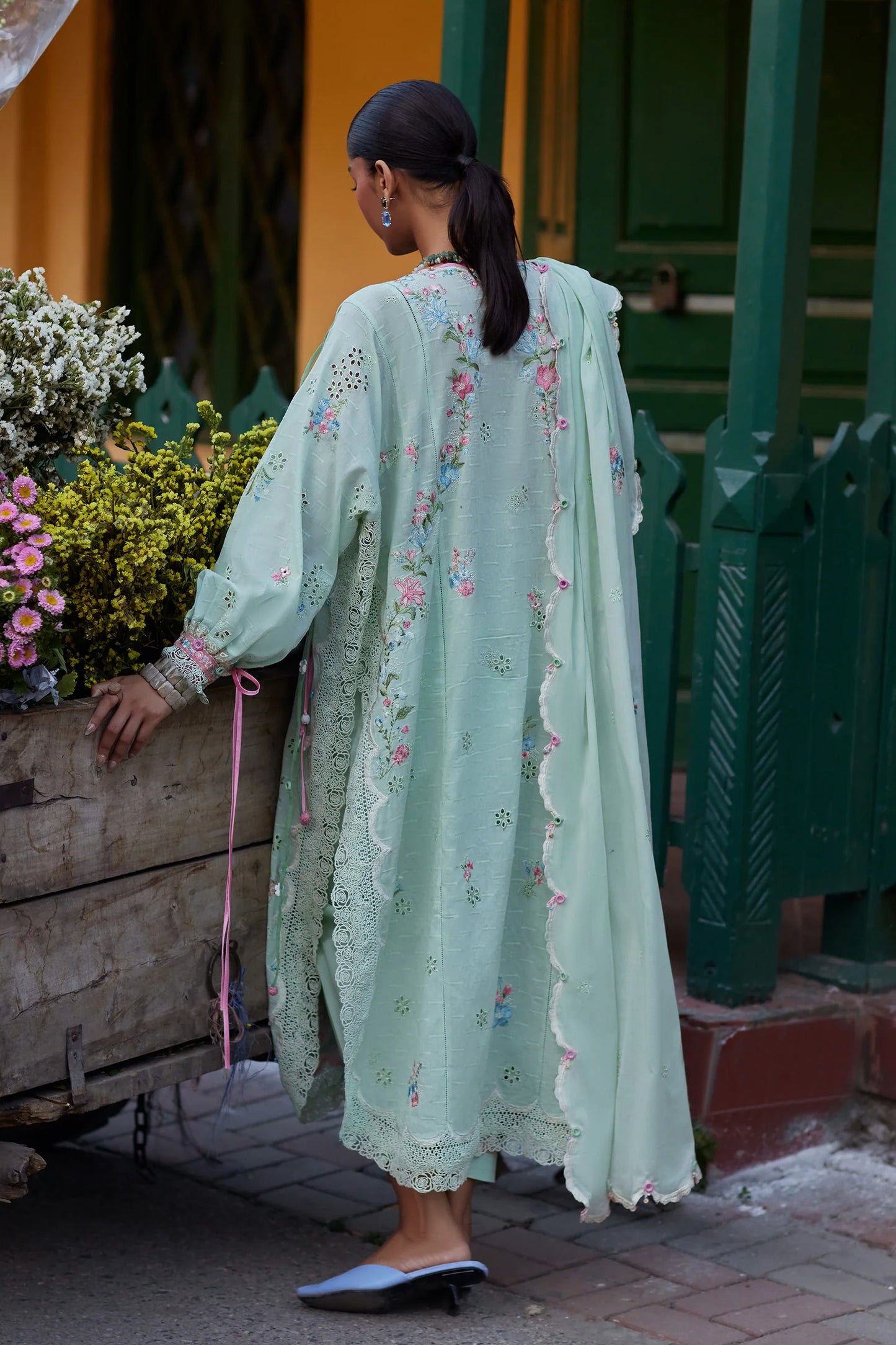 JADE VINE REVERIE (ZF26-12) - 3Pc - Unstitched