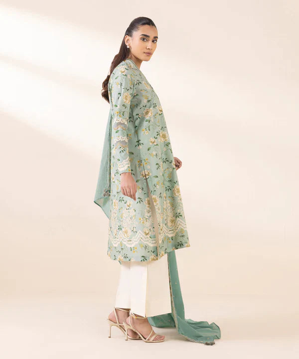 Daily '25-Embroidered Cotton Suit 0U2DEDY25V05