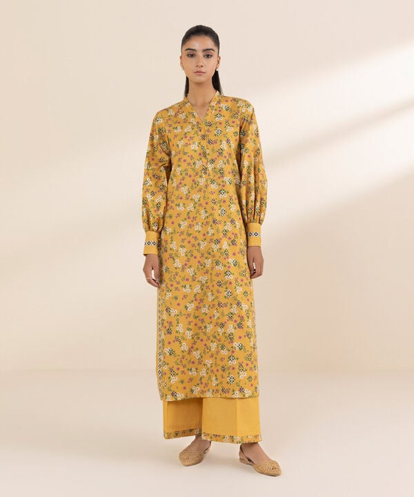 Unstitched Lawn '25 - 2 Piece - Printed Lawn Suit - 0U2TDY25V111