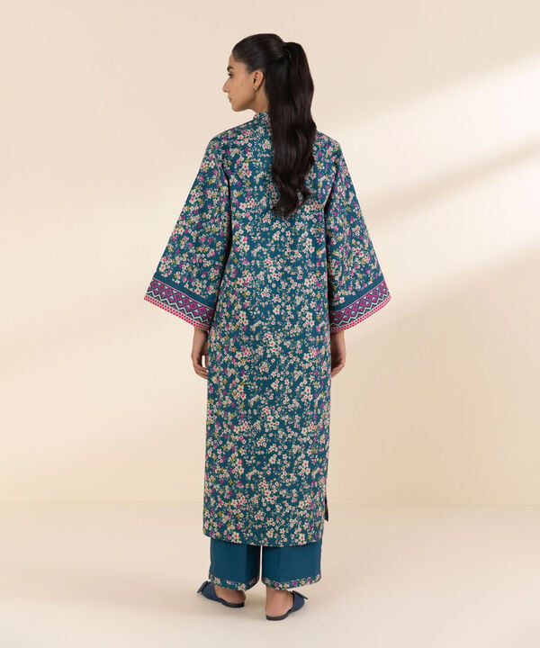 Unstitched Lawn '25 - 2 Piece - Printed Lawn Suit - 0U2TDY25V114