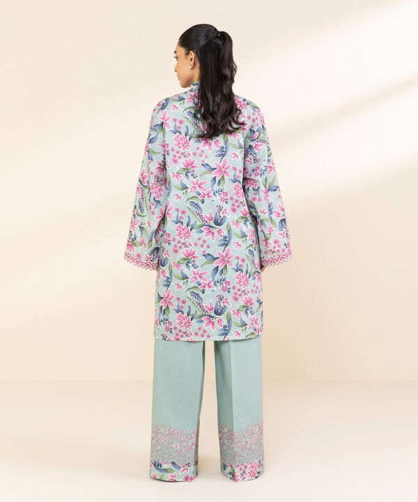 Unstitched Lawn '25 - 2 Piece - Embroidered Lawn Suit - 0U2TEDY25V06