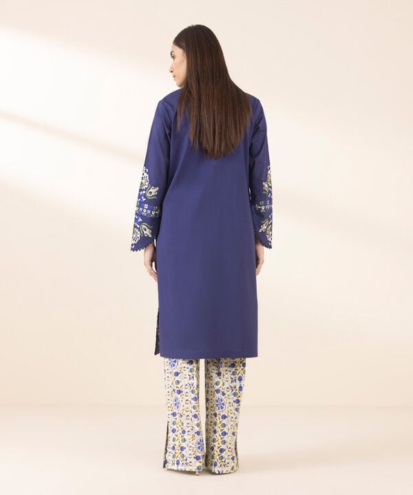 Unstitched Lawn '25 - 2 Piece - Embroidered Lawn Suit - 0U2TEDY25V15