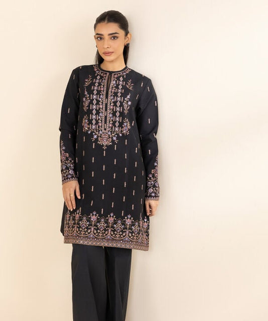 Unstitched Lawn '25 - 2 Piece - Embroidered Dobby Suit - 0U2TEST25V12