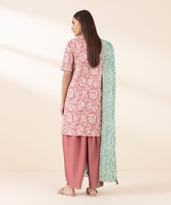 Unstitched Lawn '25 - 3 Piece - Printed Lawn Suit - 0U3PDY25V120