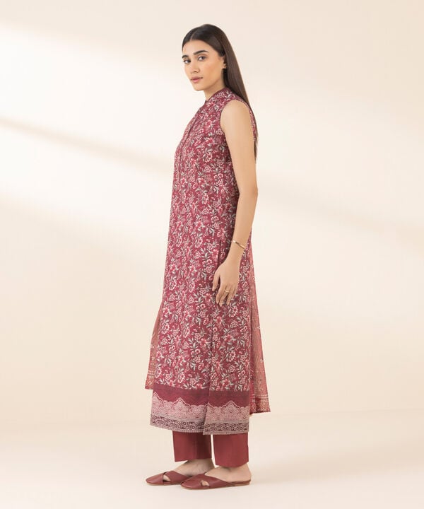 Unstitched Lawn '25 - 3 Piece - Printed Cotton Suit - 0U3PDY25V128