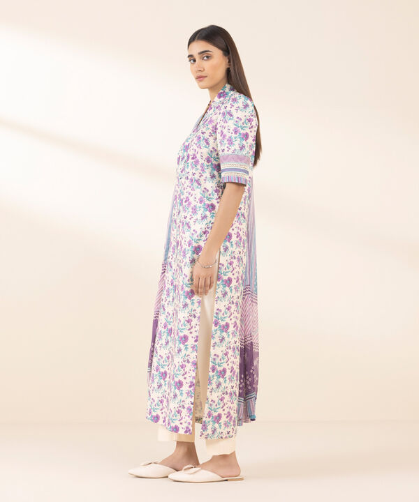 Unstitched Lawn '25 - 3 Piece - Printed Cotton Suit - 0U3PDY25V129