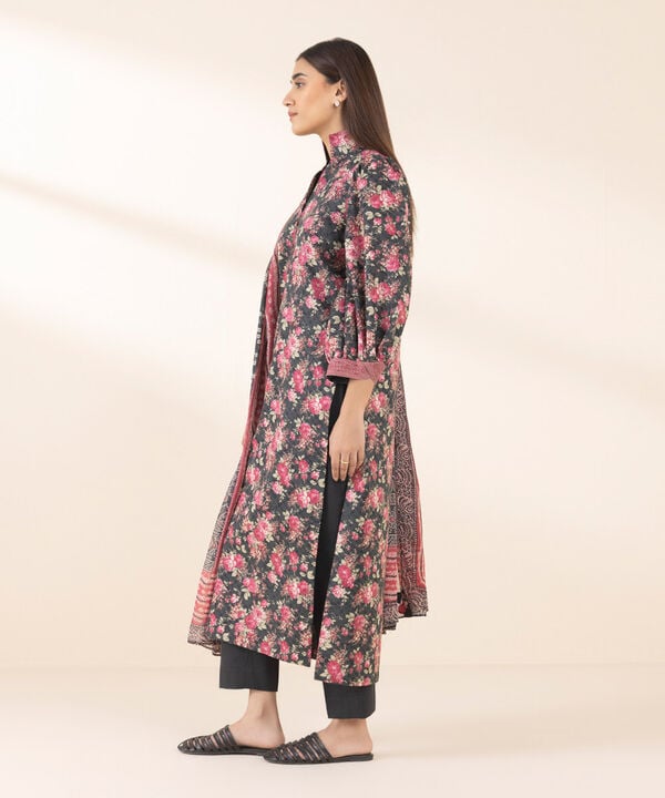 Unstitched Lawn '25 - 3 Piece - Printed Lawn Suit - 0U3PDY25V134