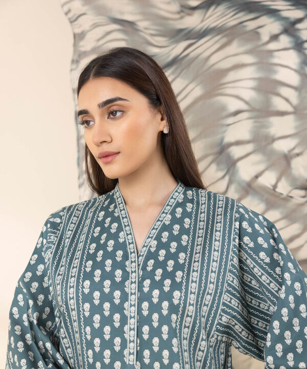 Unstitched Lawn '25 - 3 Piece - Printed Cotton Viscose Suit - 0U3PDY25V140