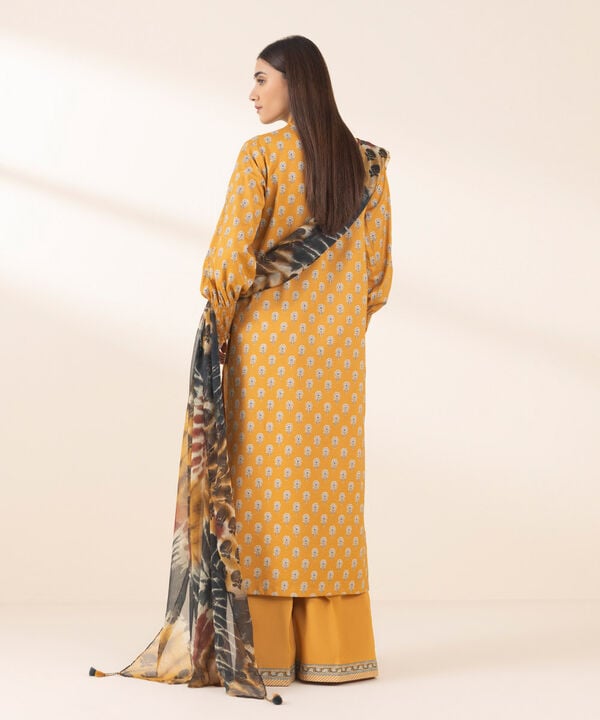 Unstitched Lawn '25 - 3 Piece - Printed Cotton Viscose Suit - 0U3PDY25V141