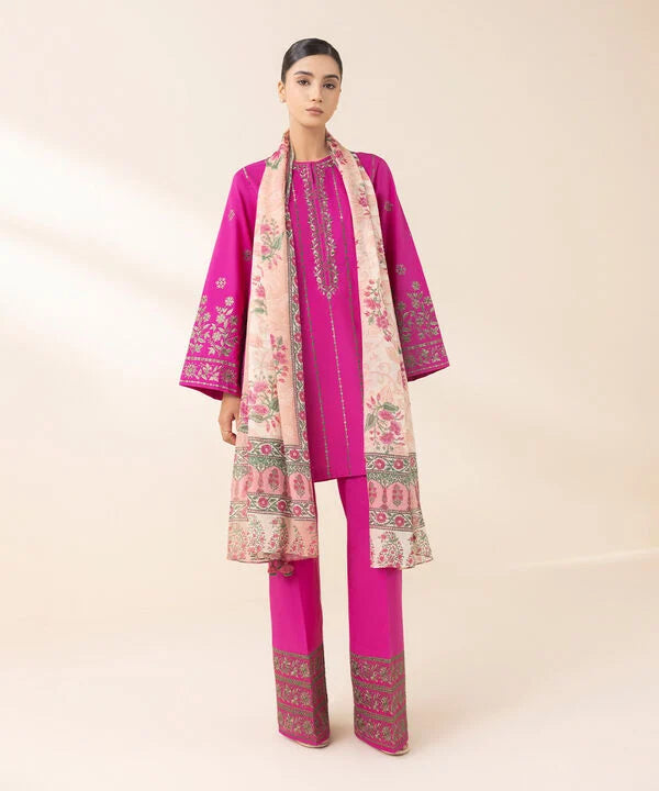 Signature'25-Embroidered Cotton Suit 0U3PESG25V01