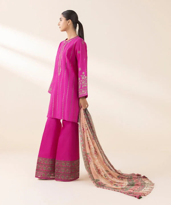 Signature'25-Embroidered Cotton Suit 0U3PESG25V01