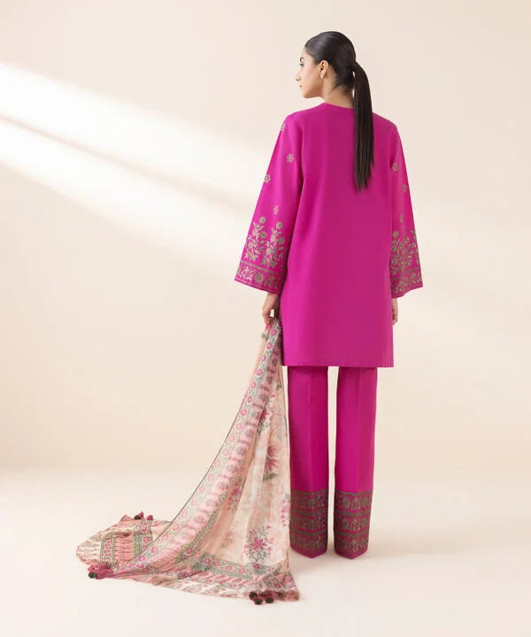 Signature'25-Embroidered Cotton Suit 0U3PESG25V01