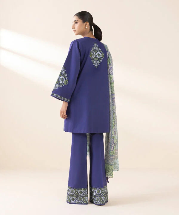 Signature'25-Embroidered Cotton Suit 0U3PESG25V02