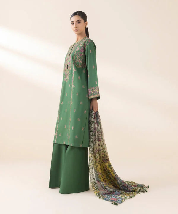 Signature'25-Embroidered Cotton Suit 0U3PESG25V04