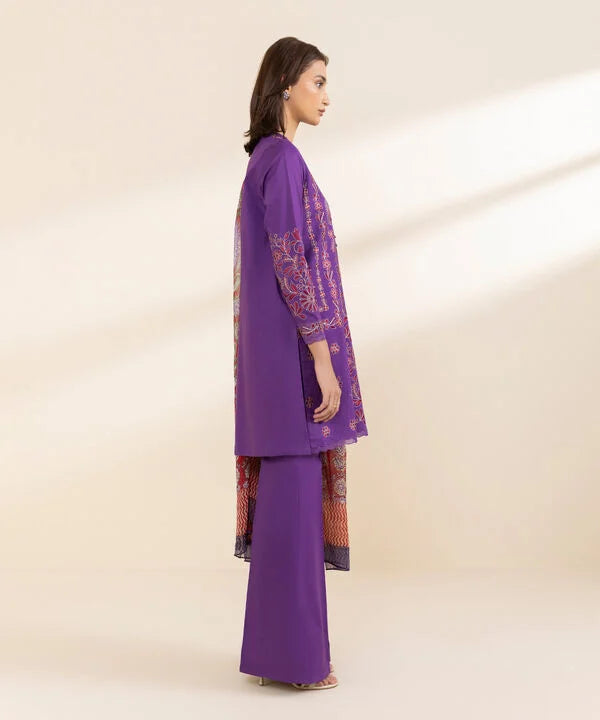 Signature'25-Embroidered Cotton Suit 0U3PESG25V05 (RTS)