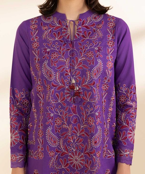 Signature'25-Embroidered Cotton Suit 0U3PESG25V05 (RTS)