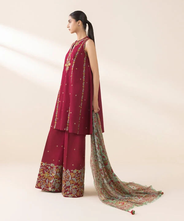 Signature'25-Embroidered Cotton Suit 0U3PESG25V06