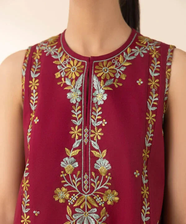 Signature'25-Embroidered Cotton Suit 0U3PESG25V06