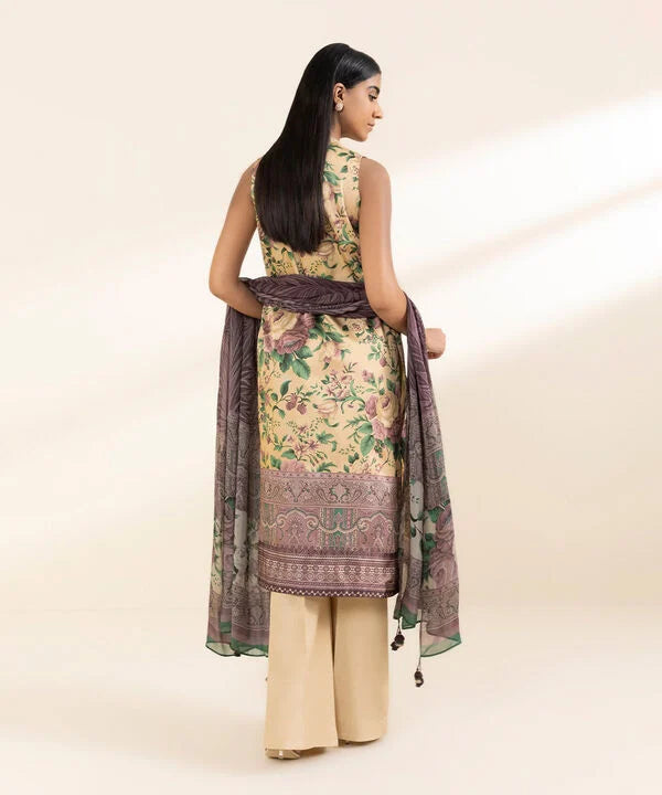 Silk'25- Embroidered Satin Suit 0U3PESL25V05