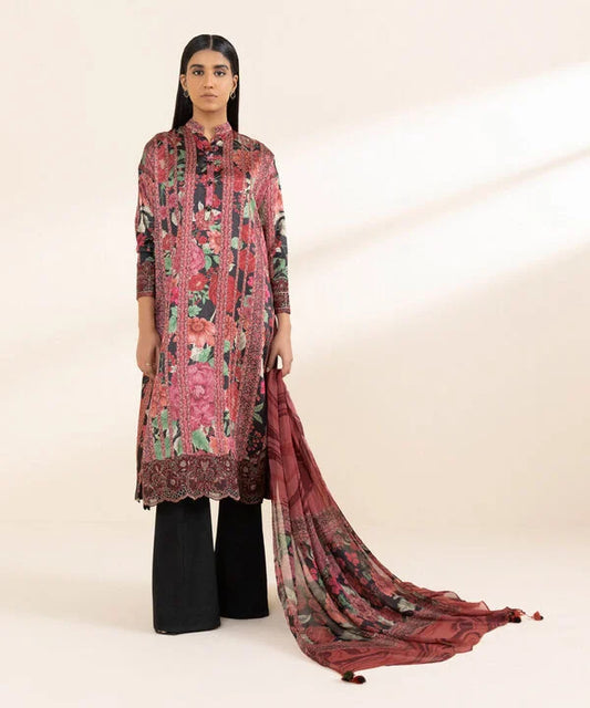 Silk'25- Embroidered Satin Suit 0U3PESL25V06