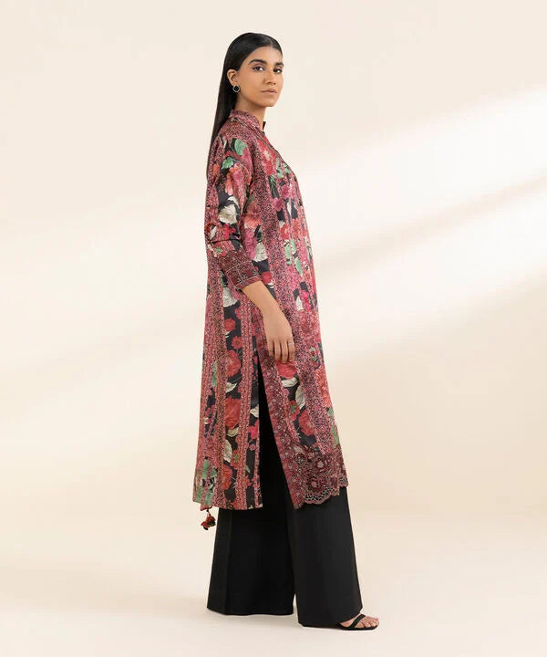 Silk'25- Embroidered Satin Suit 0U3PESL25V06