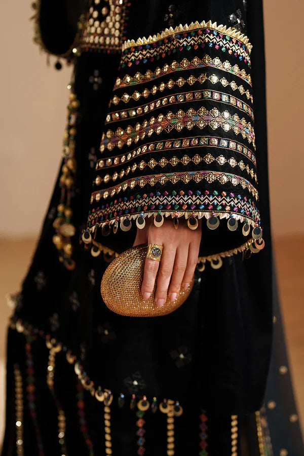 Velvet Vogue '25 - Embroidered Velvet Formal VVF D-5