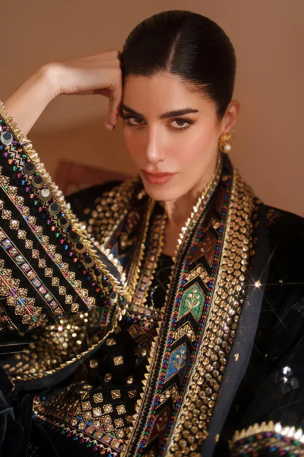 Velvet Vogue '25 - Embroidered Velvet Formal VVF D-5