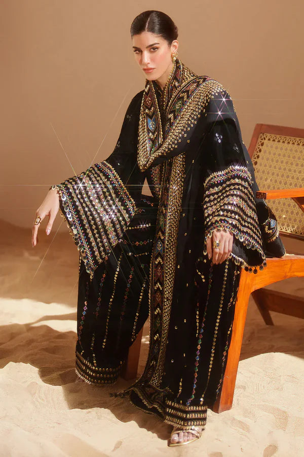 Velvet Vogue '25 - Embroidered Velvet Formal VVF D-5