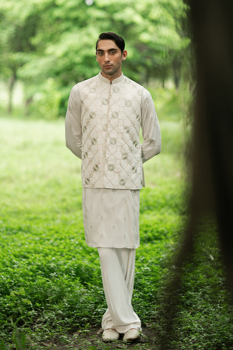 Festive Edit '24 - Faraz - Kurta Pajama & Waistcoat (RTS)