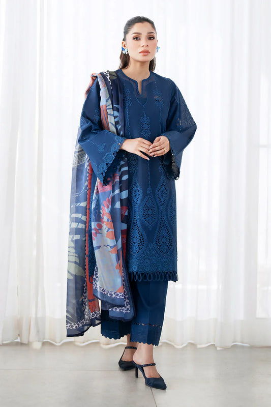 Unstitched'25 -EMBROIDERED PRINTED LAWN UF-4077