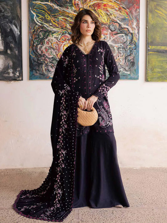 Nureh Exclusive Embroidered Unstitched || NE-182 - RTS