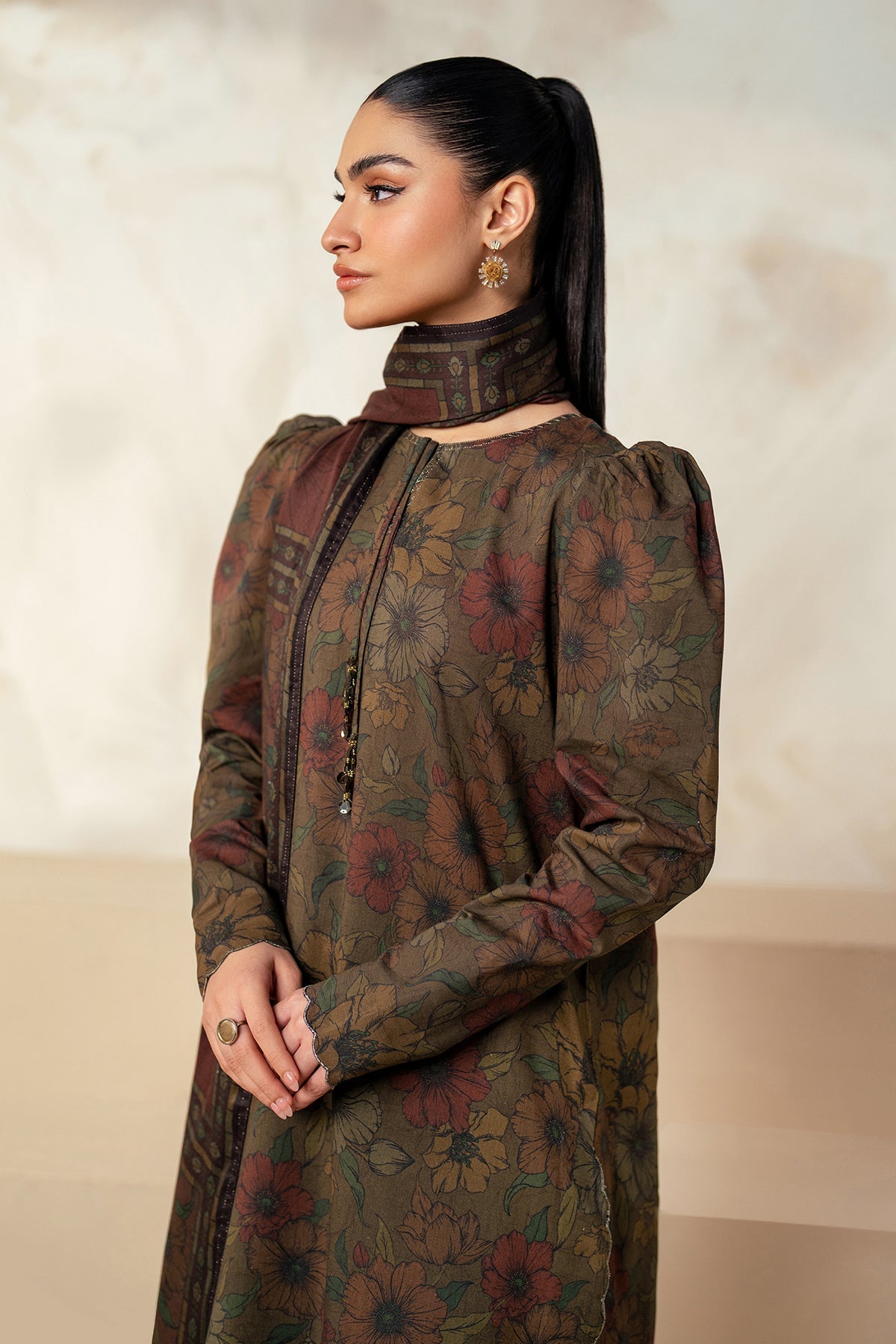 Unstitched '24 - Printed Khaddar Uf-4023