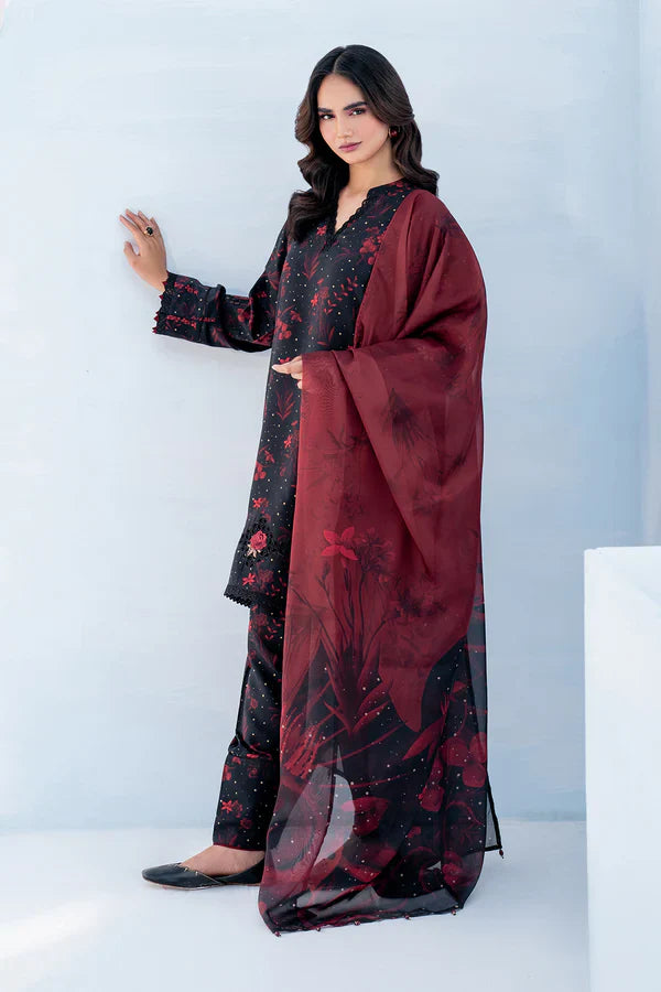 Unstitched'25 - EMBROIDERED VISCOSE SILK UF-4055