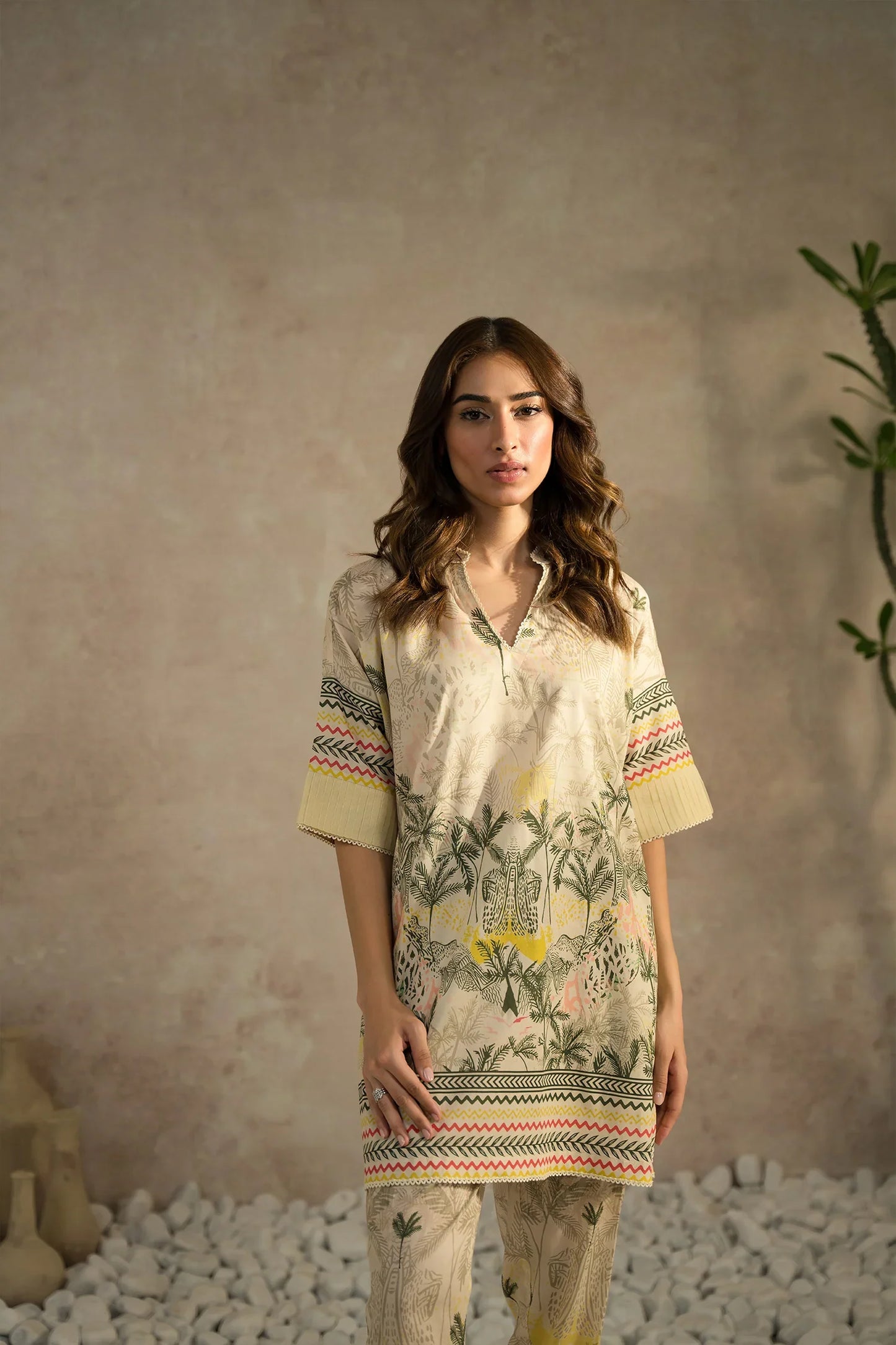 Lawn Pret '25- Delphine Matching Set