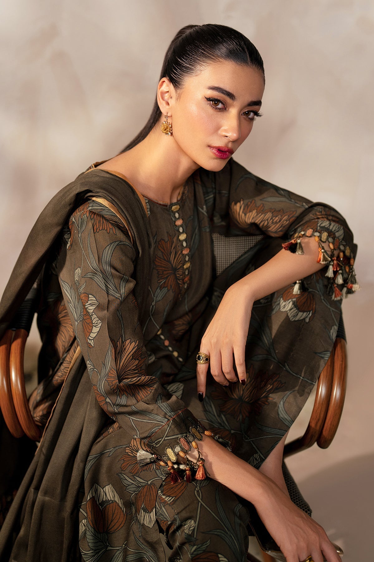 Unstitched '24 - Embroidered Khaddar Uf-4028