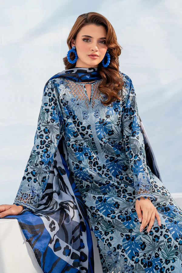 Unstitched'25 - EMBROIDERED VISCOSE SILK UF-4040