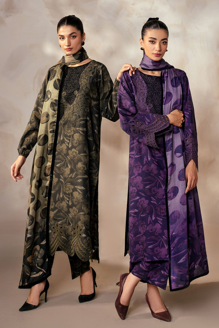 Unstitched '24 - Embroidered Khaddar Uf-4030 (RTS) photo 9