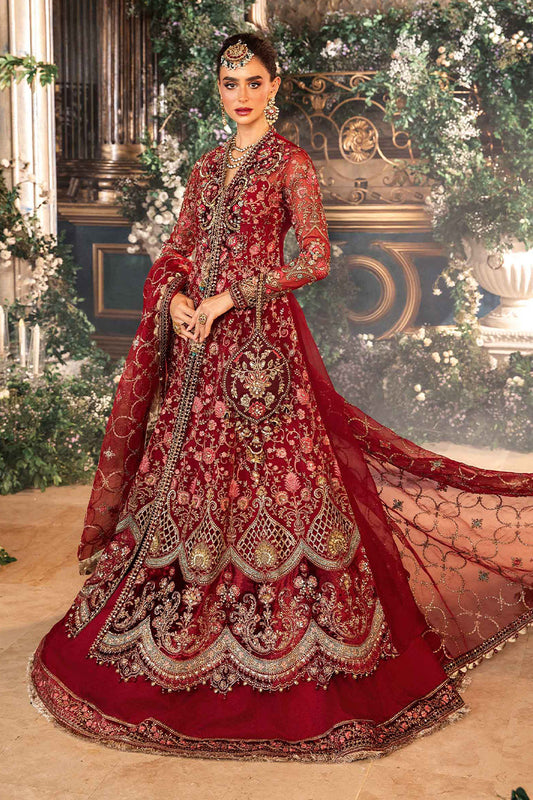 Mbroidered'24-3 Piece Unstitched Embroidered Organza Suit  BD-2908