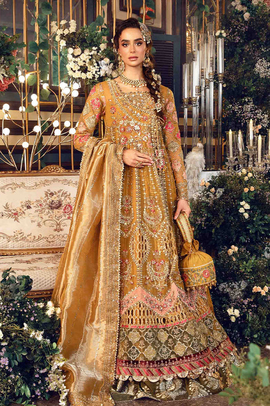 Mbroidered'24-3 Piece Unstitched Embroidered Organza Suit  BD-2907